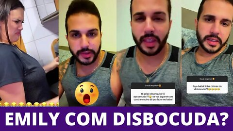 Babal Revela que Tem Ciúmes de Emily Garcia com Disbocuda Turma Carlinhos Maia