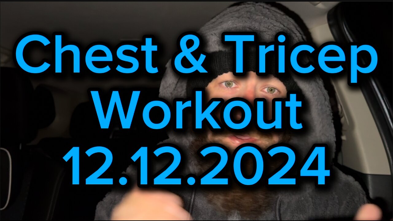 Chest & Tricep Workout: 12.12.2024 #4nomorefitness #motivation #gymworkout #chest #tricepsworkout