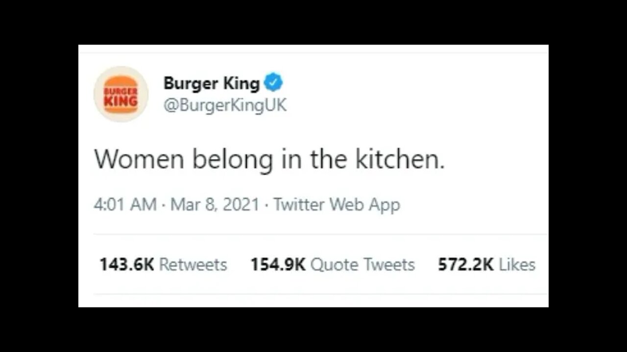 Based Burger King Tweet