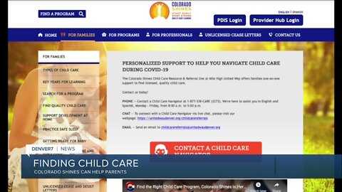 Need help finding child care? Colorado Shines can help