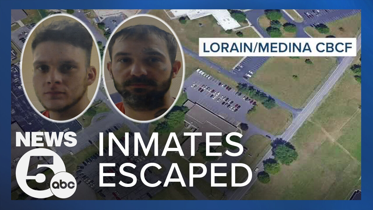 2 inmates escape from correctional facility in Elyria