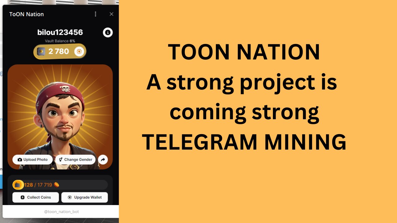 TOON NATION A strong project is coming strong TELEGRAM MINING