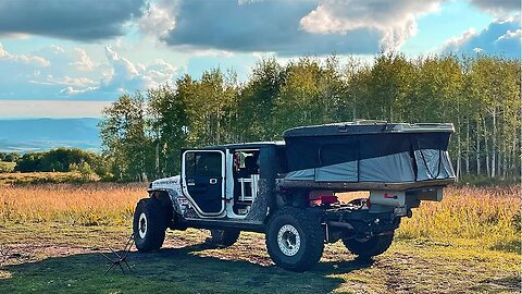 Living in my Jeep Gladiator Camping in the Aspen Tree's of Colorado