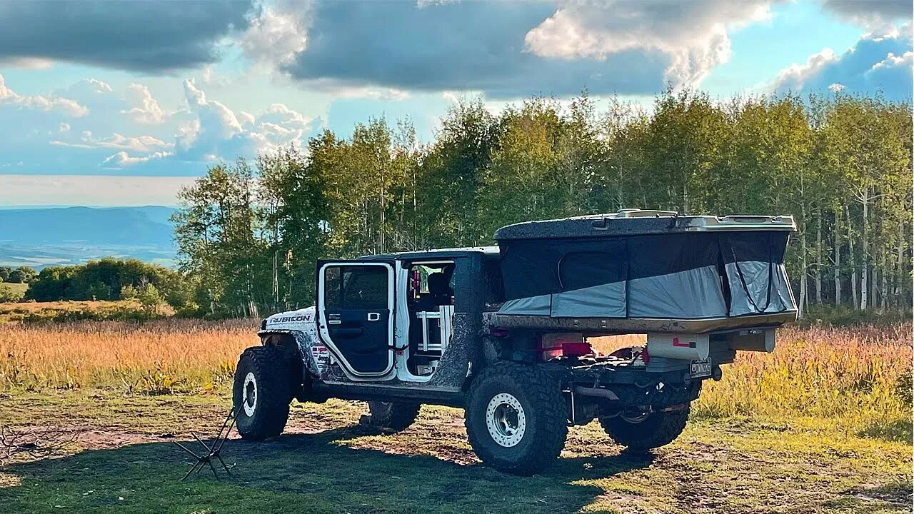 Living in my Jeep Gladiator Camping in the Aspen Tree's of Colorado