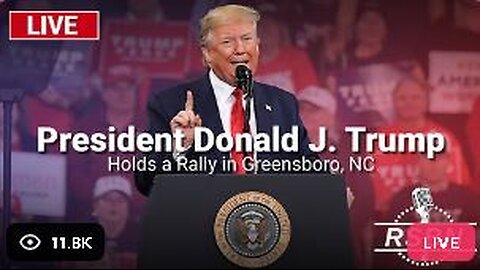 Trump Holds a Rally in Greensboro, NC - WATCH PARTY! 10.22.2024