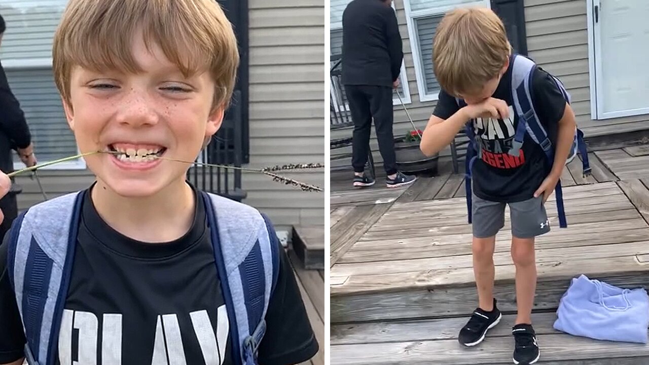 Innocent Kid Gets Pranked With The Oldest Trick In The Book