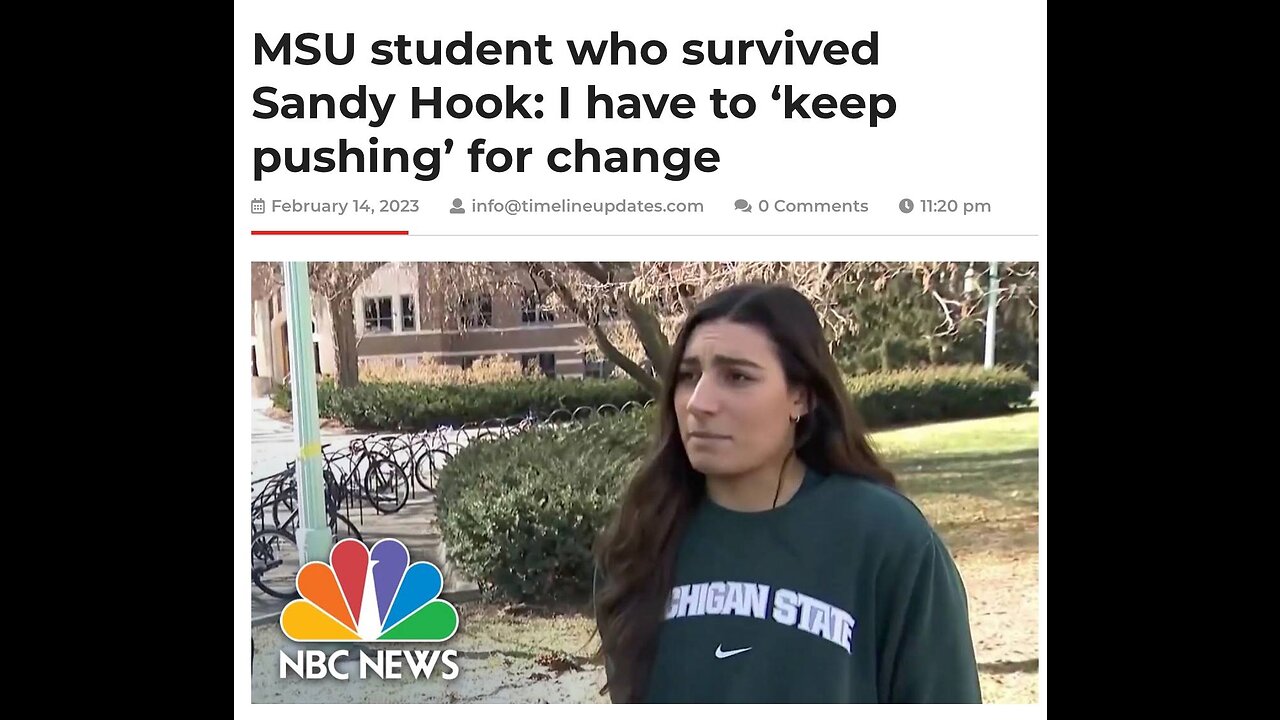 MSU Student Also Survived Sandy Hook