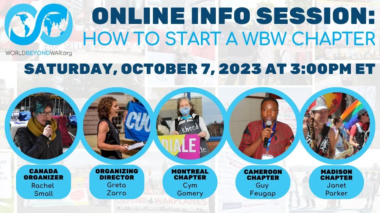 Online Info Session: How to Start a WBW Chapter