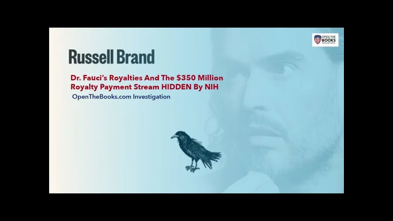 Russell Brand: "You Were Right" - Fauci's Royalties & The $350M Hidden Royalty Payment Stream