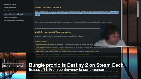 Bungie prohibits use of Destiny 2 on Steam Deck