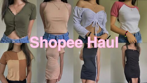 shopee try on haul