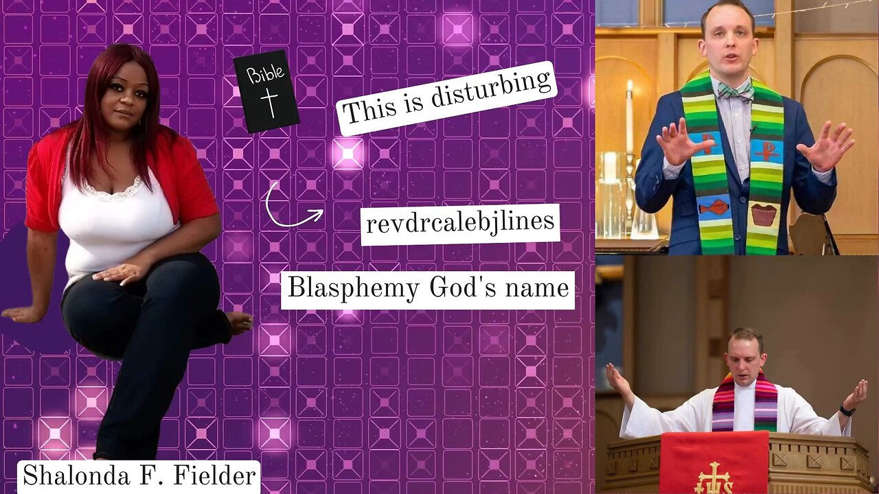 Revdrcalebjlines. Blasphemy God's name