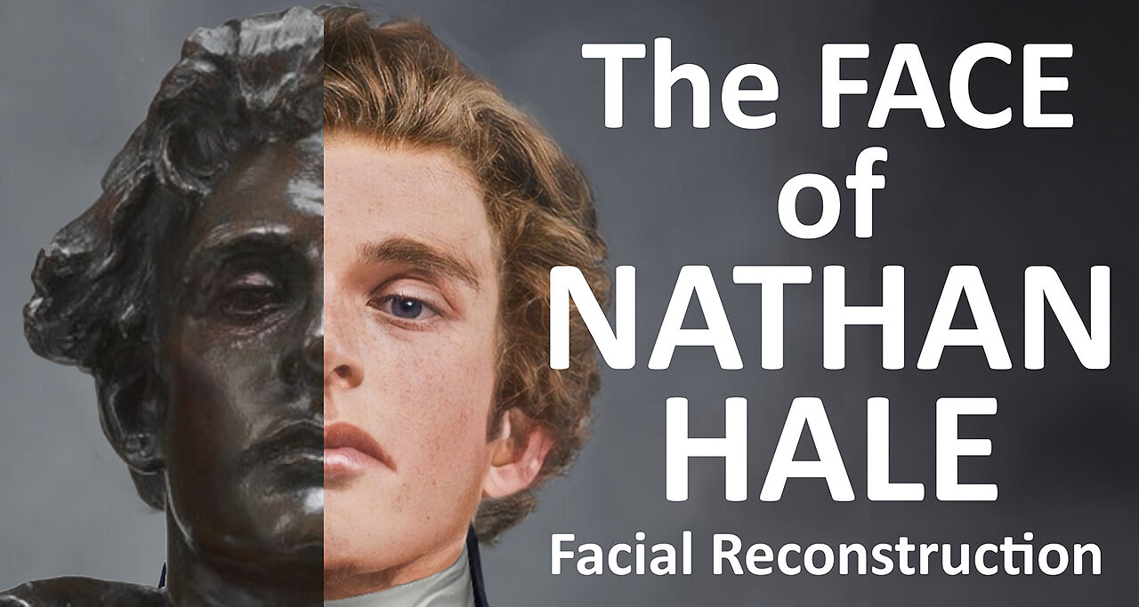 The Face of Nathan Hale - Statue Facial Reconstruction - Digital Yarbs