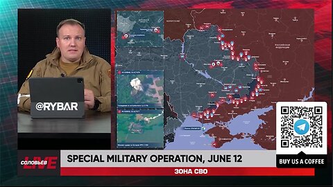 ►🇷🇺🇺🇦🚨❗️⚡️ Rybar Review of the Special Military Operation on June 12 2024