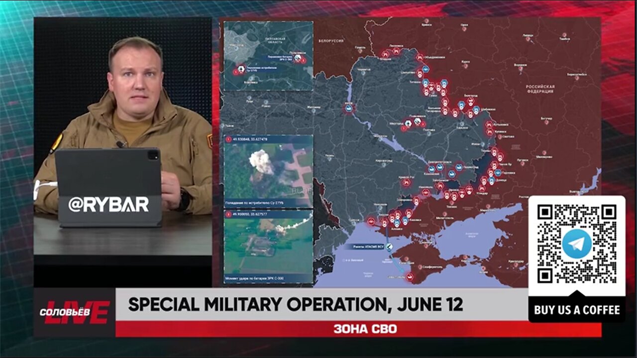 ►🇷🇺🇺🇦🚨❗️⚡️ Rybar Review of the Special Military Operation on June 12 2024