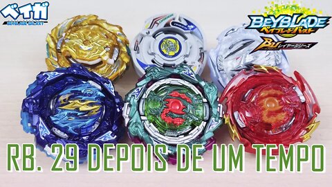 Análise B-198 RANDOM BOOSTER VOL. 29 após um tempo de uso - Beyblade Burst Ultimate