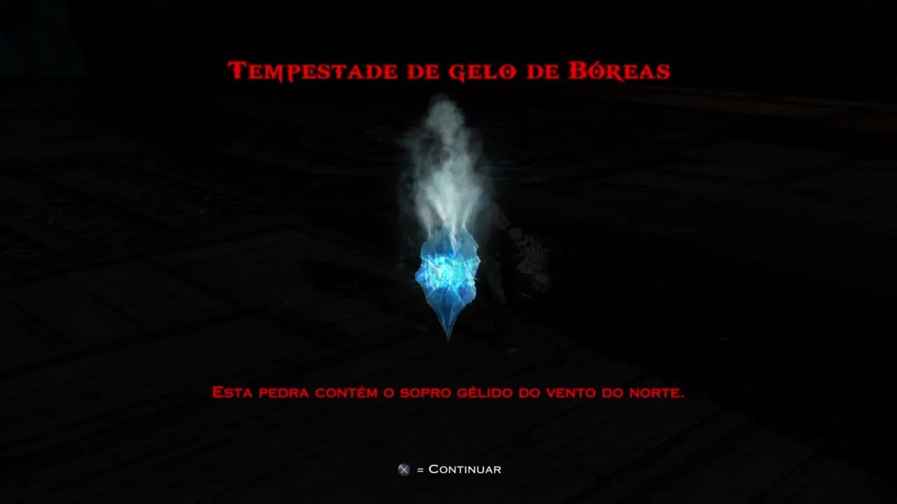 Queimadura glacial - Adquirir a Tempestade de gelo de Bóreas - God of War III Remastered