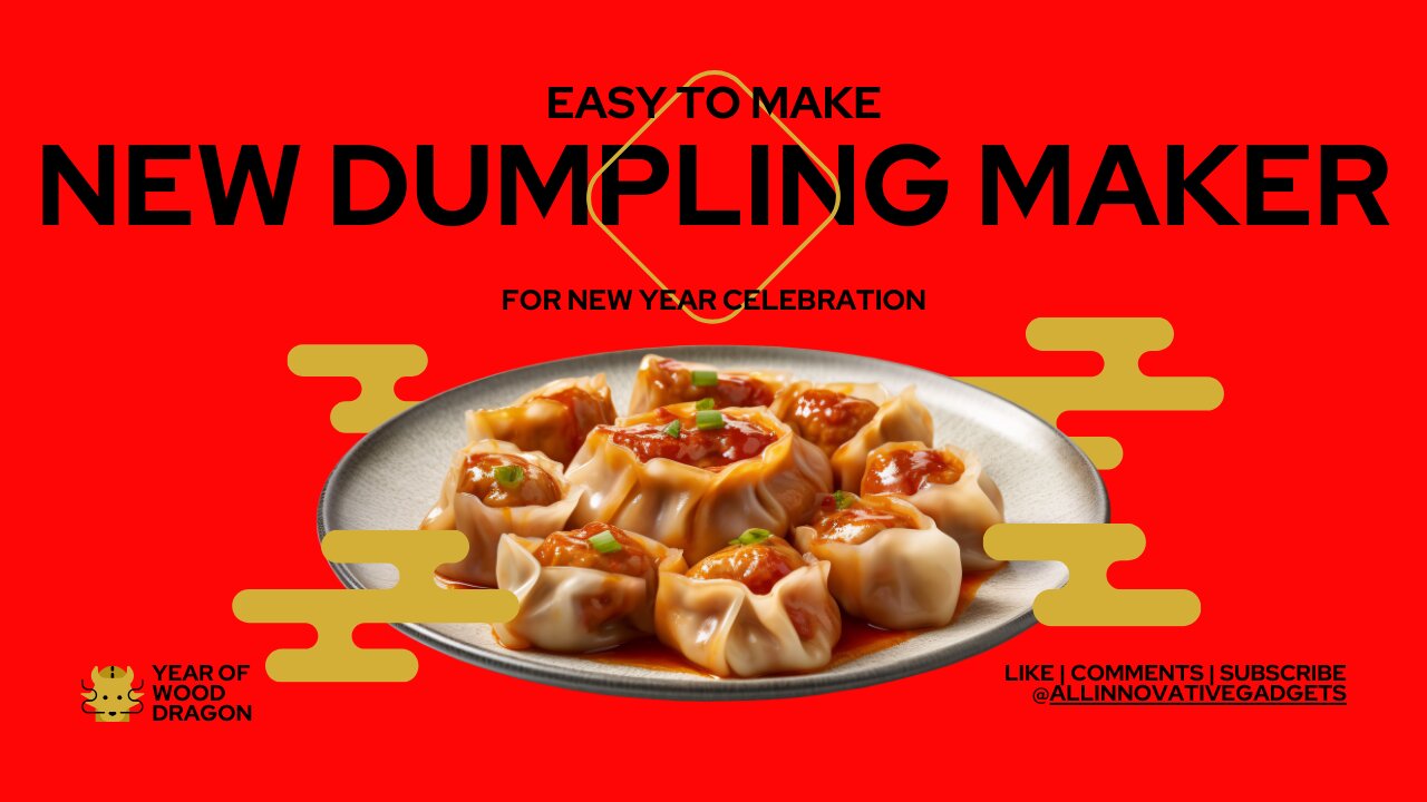 Struggling to Make Perfect Dumplings? Solve It in Minutes with the New Dumpling Maker!