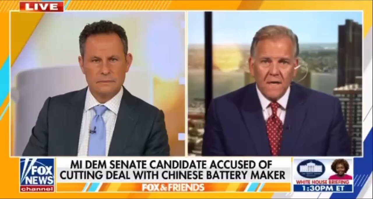 Michigan Dem Senate candidate accused of cutting deal with Chinese battery maker