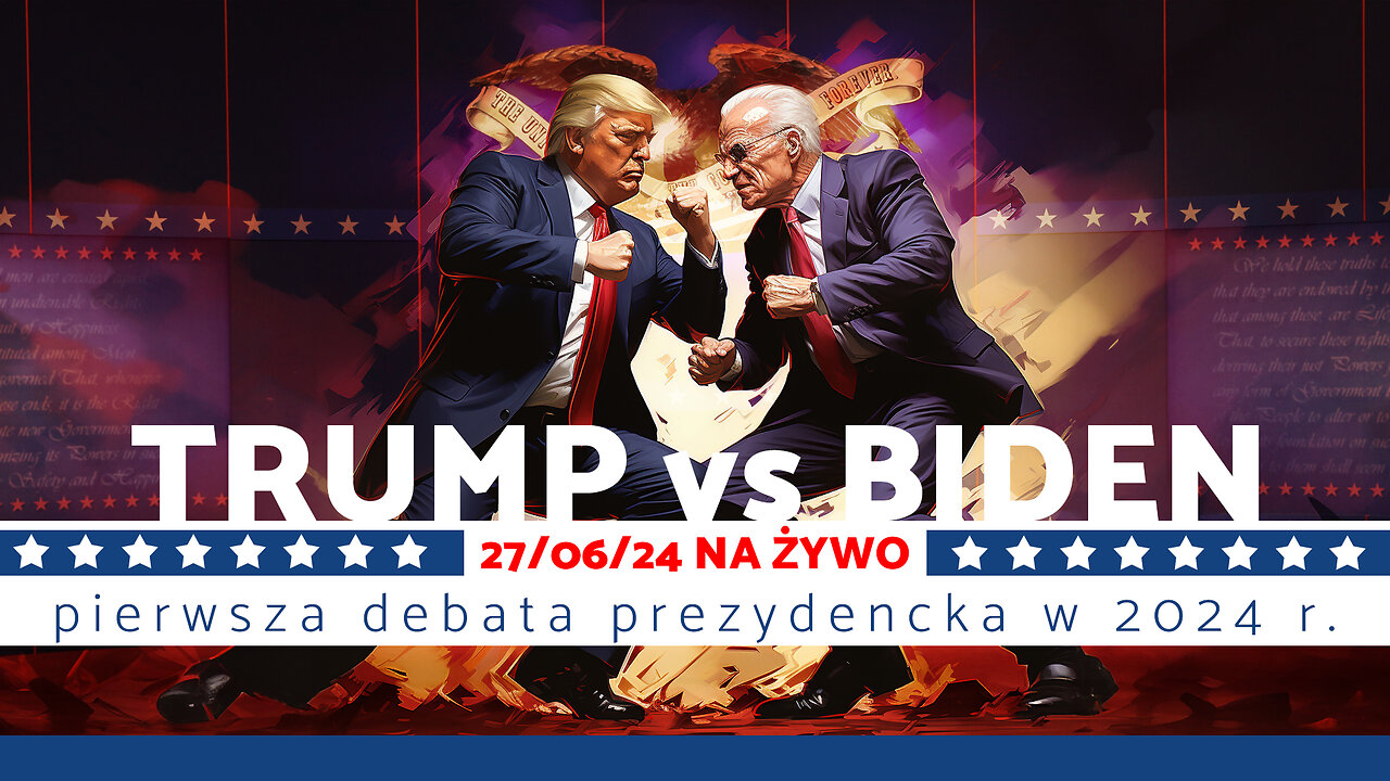 LIVE 27/06/24 | TRUMP vs BIDEN | Pierwsza debata prezydencka w 2024 r.