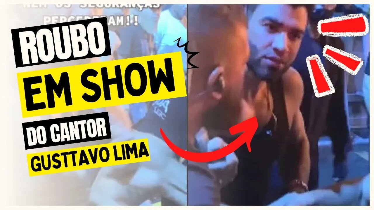 Gusttavo Lima é roubado no maranhão e assessoria se pronuncía