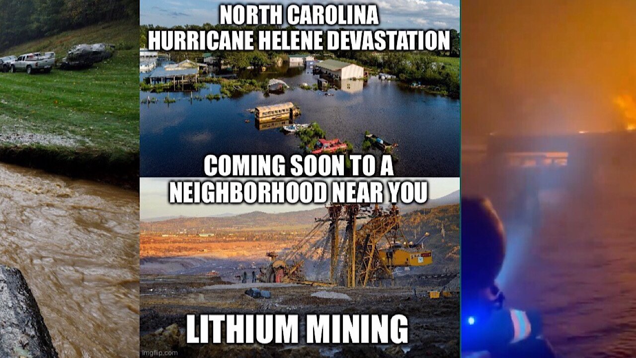Hurricane Helene North Carolina - Another Lahaina Style Land Grab For Lithium