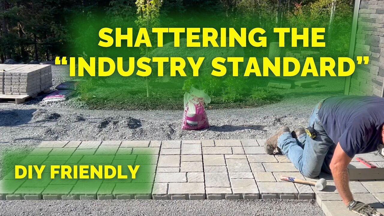 PAVER PATIO INSTALL: The Exception - NOT THE RULE