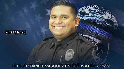 Moment of silence for Ofc. Vasquez