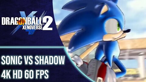 Sonic VS Shadow DBXV2 Battles 4K HD 60 fps