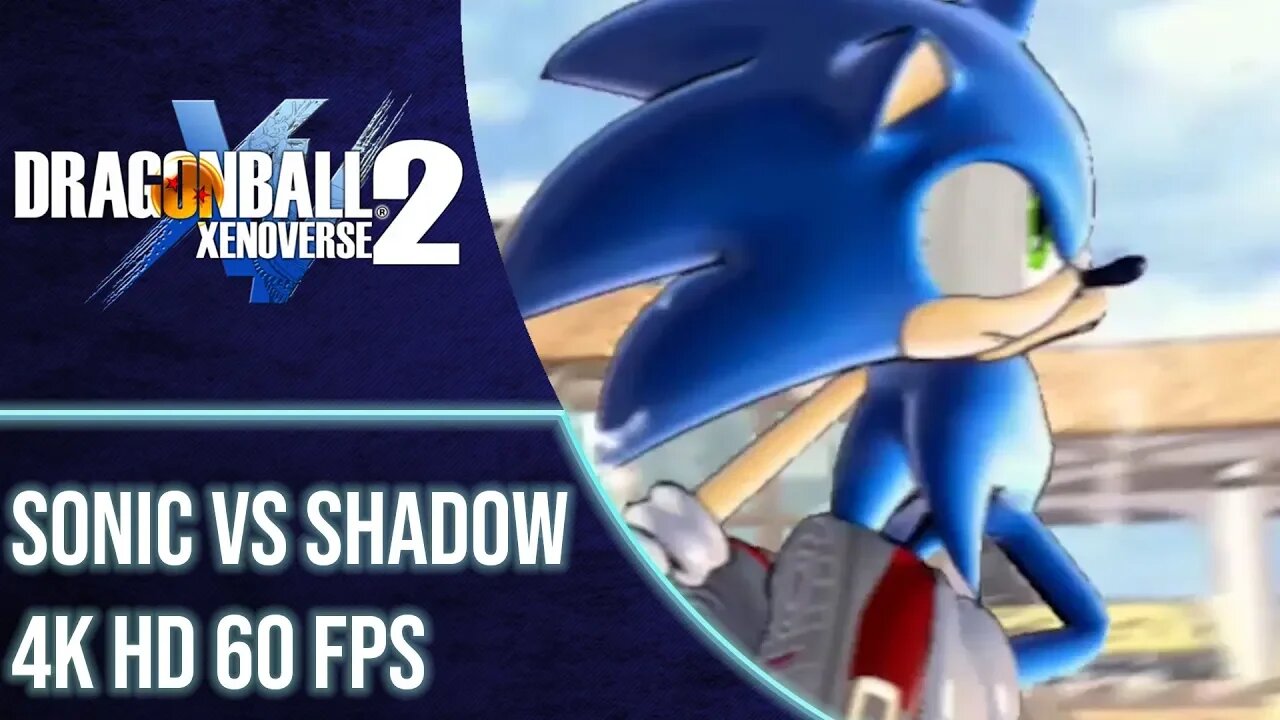 Sonic VS Shadow DBXV2 Battles 4K HD 60 fps