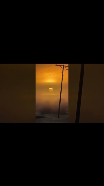 Amazing sunrise this morning