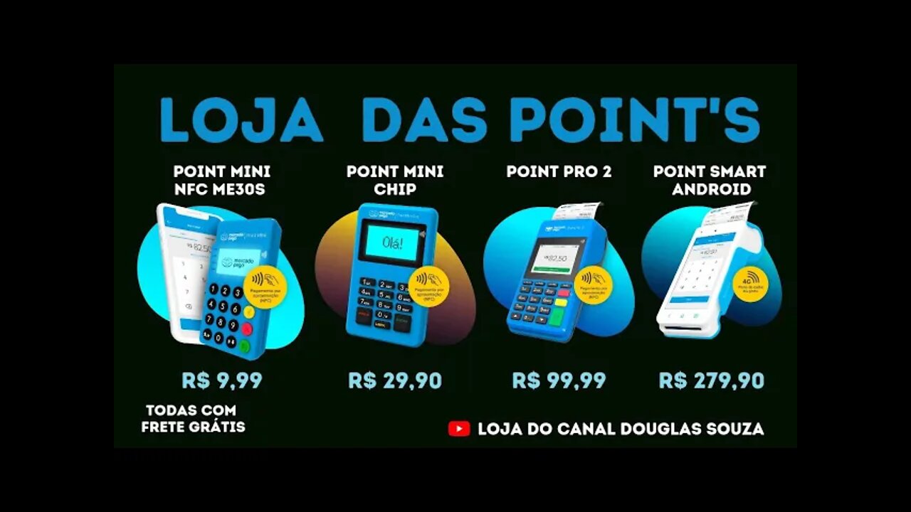 Promoção, máquinas Point do Mercado Pago #shorts