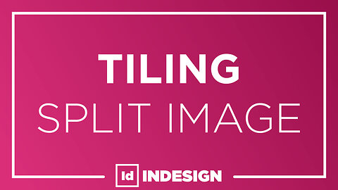 Split Wall Graphic into Stripes - Tiling in Indesign