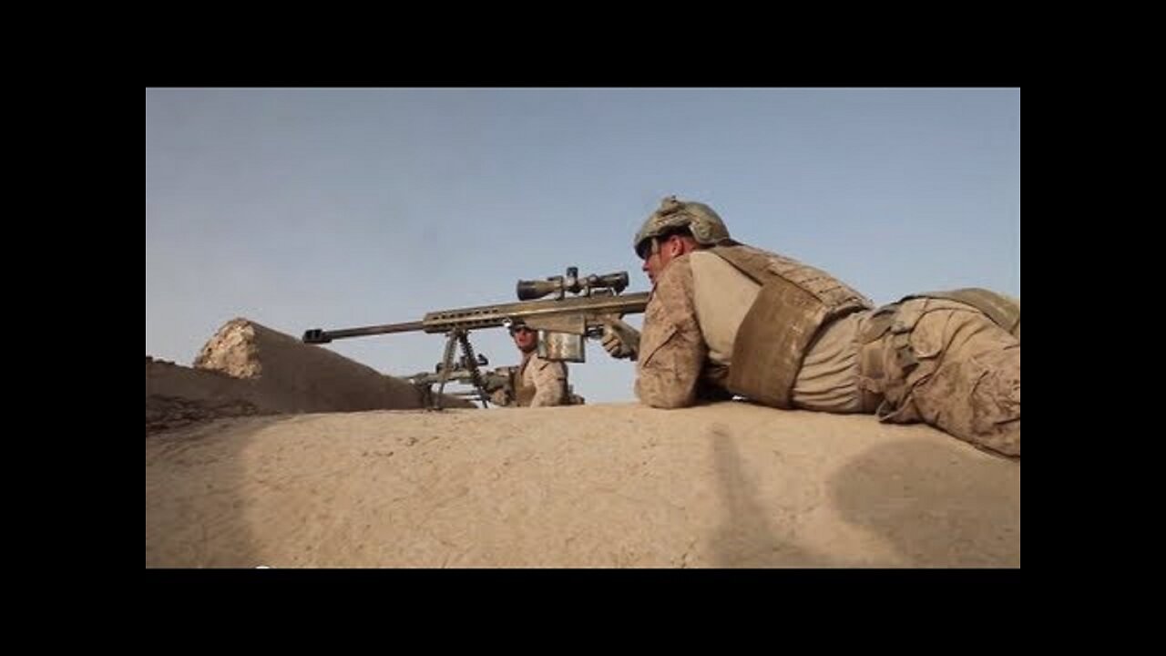 *RAW* Marine Scout Snipers Shoot Enemy during Operation Helmand Viper in Afghanistan