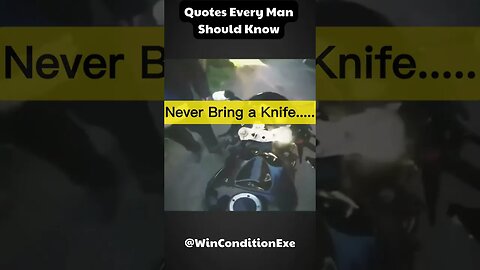 The Best Quotes Every Man Should Know | Knife to a Gunfight | Success Hack.