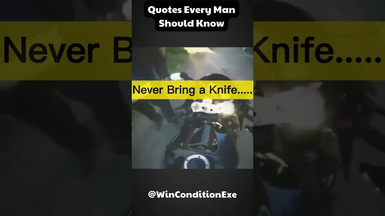 The Best Quotes Every Man Should Know | Knife to a Gunfight | Success Hack.