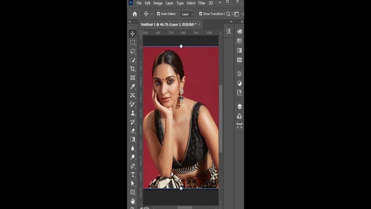 1 Click Any Model Background Remove | #shorts | #photoshopshorts | #ytshorts s