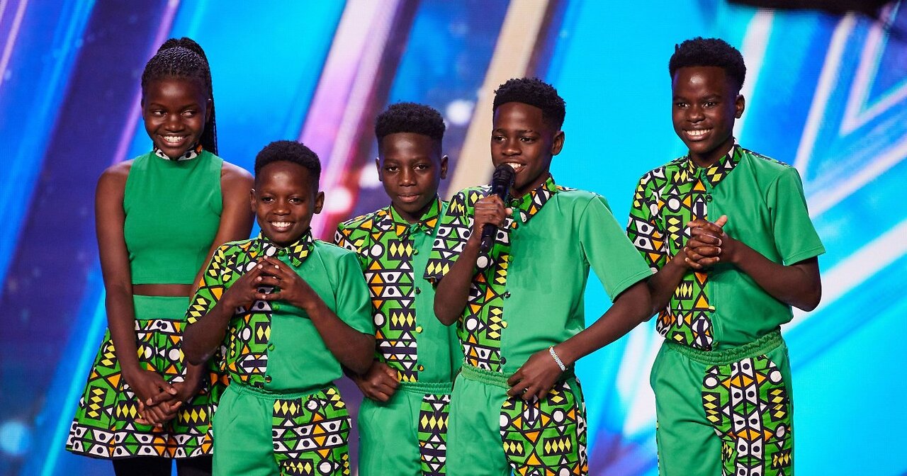 Happiest moment on Britain's Got Talent with Triplets ghetto kids