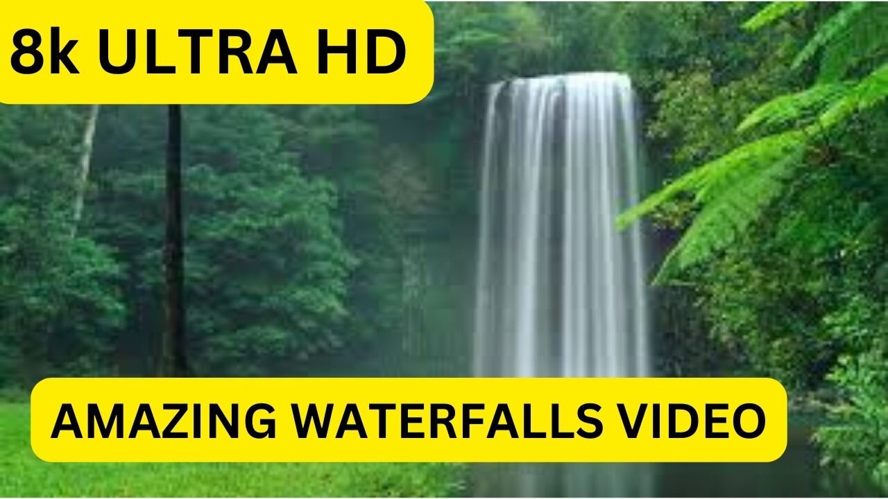 4k VIDEO THE FAMOUS WATERFALLS IN THE WORLD