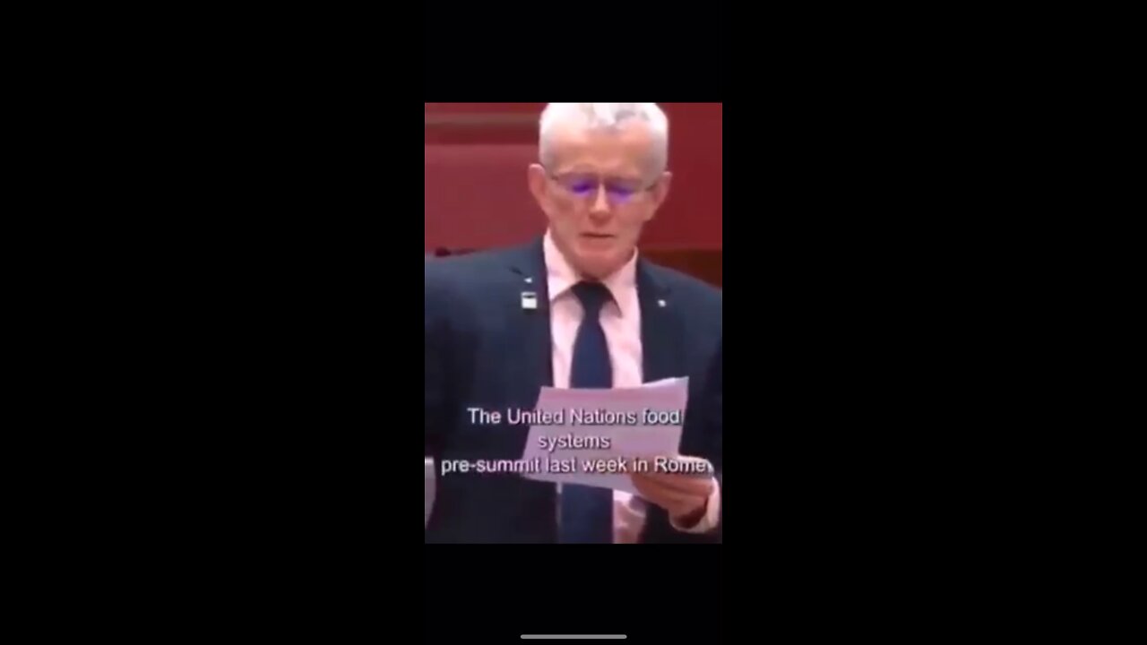 Senator Malcolm Roberts on Leaving the United Nations.