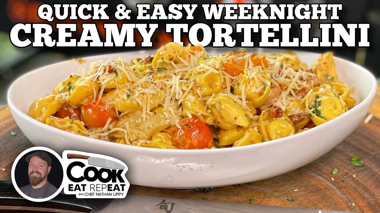 Quick & Easy Weeknight Creamy Tortelloni