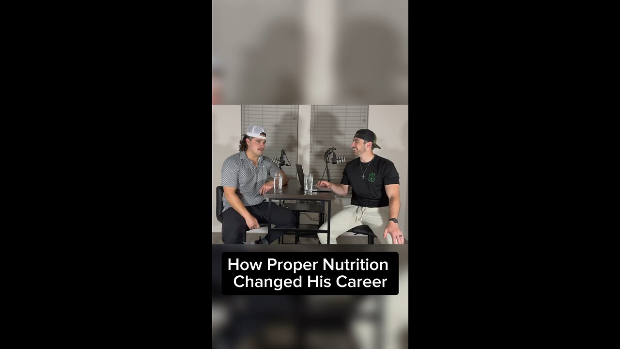 How Proper Nutrition Changed His Career