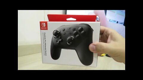 Nintendo Controle Pro Cinza - Nintendo Switch (nacional)