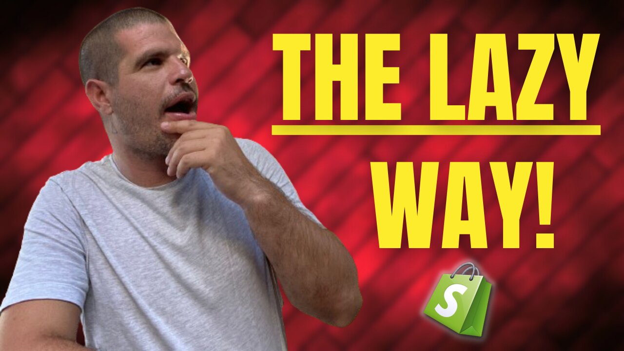 How To Make $100 Daily With Shopify Dropshipping (THE LAZY WAY)