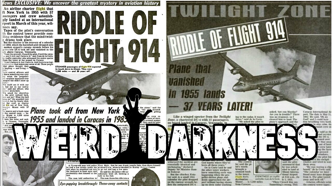 “THE MYSTERY OF FLIGHT 914” and More True Supernatural Stories! #WeirdDarkness