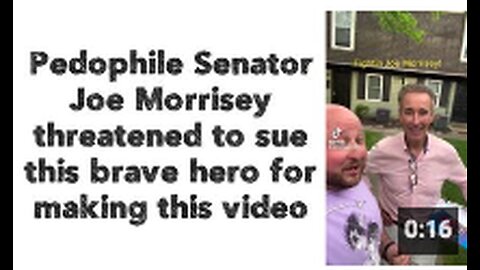 Pedophile Senator Joe Morrisey threatened to sue this brave hero for making this video
