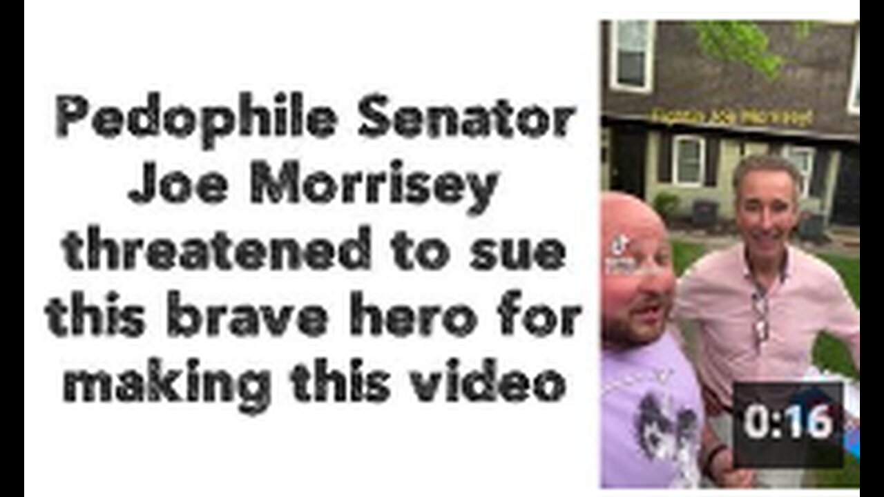 Pedophile Senator Joe Morrisey threatened to sue this brave hero for making this video