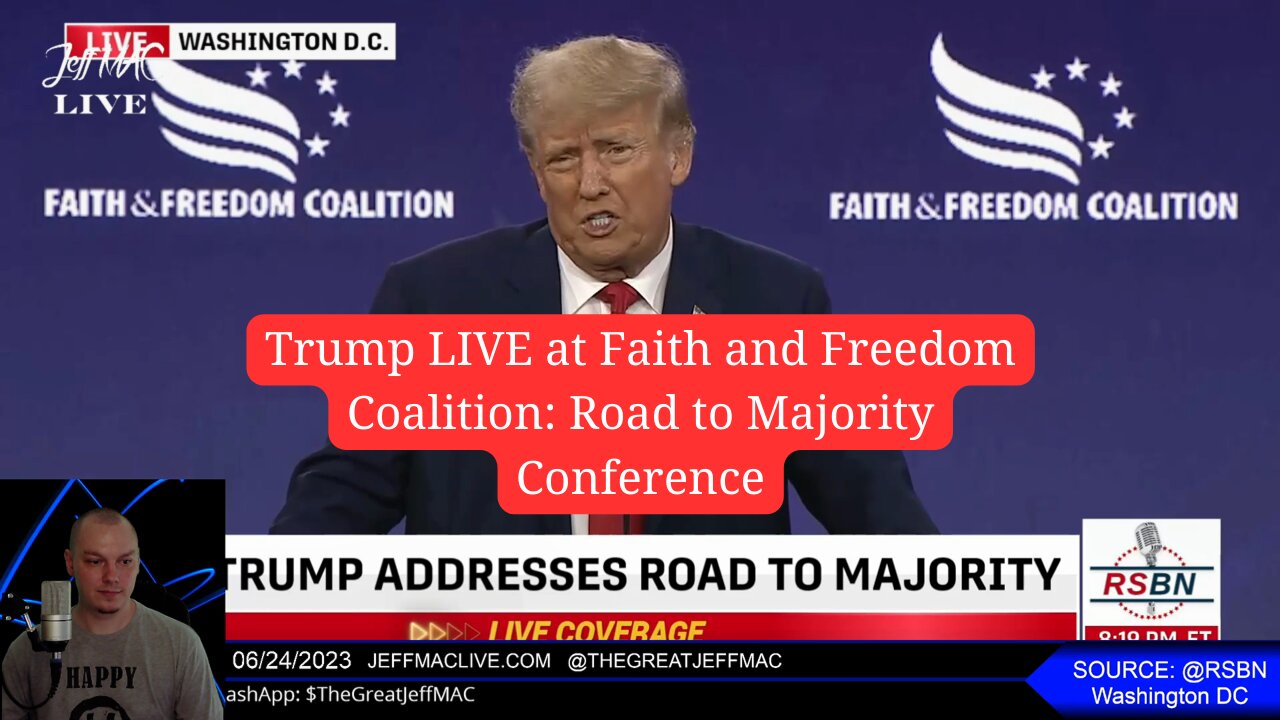 Trump LIVE at Faith and Freedom Coalition: Road to Majority Conference