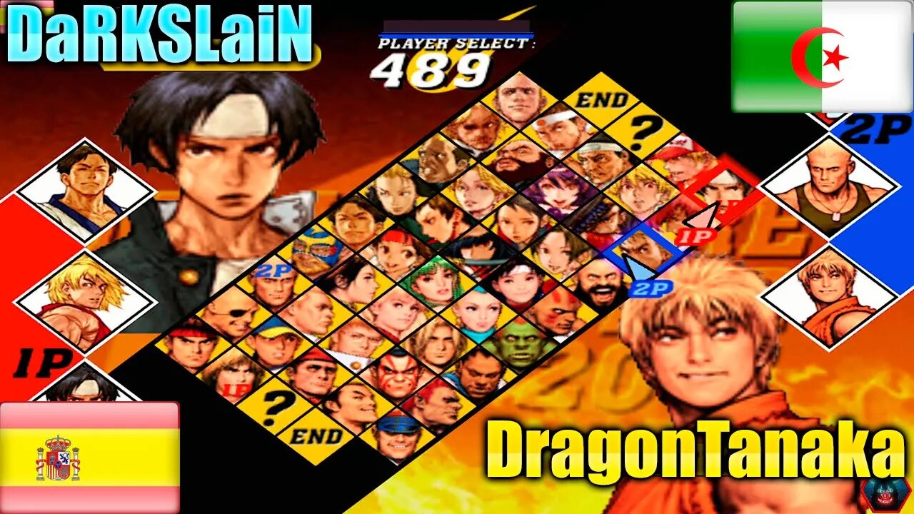 Capcom Vs. SNK 2 Mark Of The Millennium 2001 (DaRKSLaiN Vs. akuzak) [Spain Vs. Algeria]