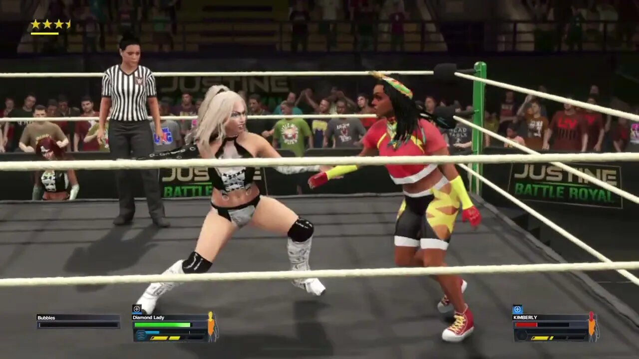 WWE 2K23: Diamond Lady W/Bubbles Vs. Kimberly (Legend Difficulty)